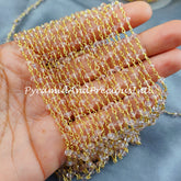 Pink Quartz Rosary Chain, Pink Chain, Charm Chain, Jewelry Making Chain, Women Chain, Necklace Chain – SELLING BY FOOT